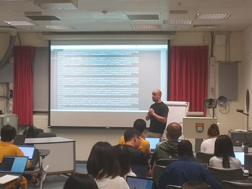 During the workshop, participants had the opportunity to receive a comprehensive bioinformatics overview delivered by an expert in the field, providing valuable insights and knowledge.
